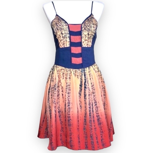 Urban Outfitters Dresses & Skirts - Urban Outfitters Ecotè Boho Ombré Spaghetti Strap Multicolored Mini Dress